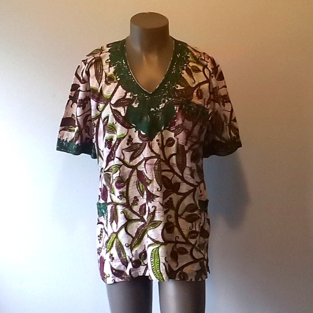 Handmade Womens 1pc multi color top